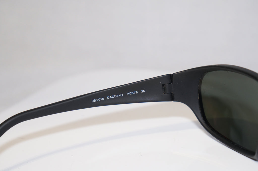RAY-BAN Vintage 1990 Mens Designer Sunglasses Black DADDY-O RB 2016 W2578 15533