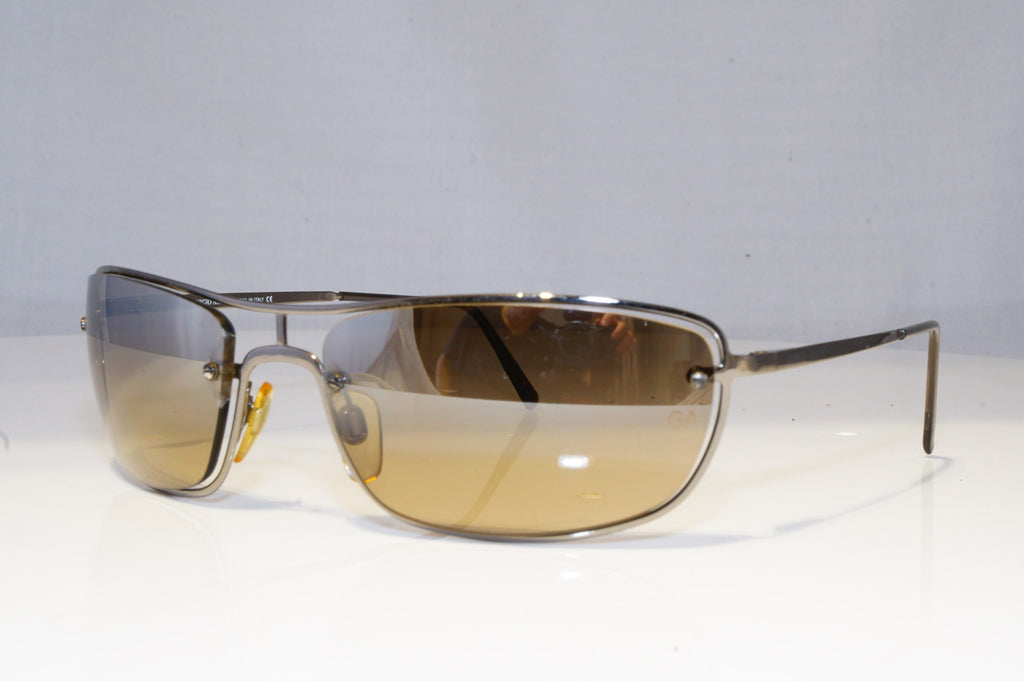 GIORGIO ARMANI Mens Mirror Designer Sunglasses Silver 1531 1144/54 17466