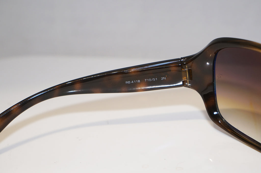 RAY-BAN Womens Designer Sunglasses Brown Square RB 4118 710/51 15486