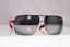 PRADA Mens Mirror Designer Sunglasses Red Square SPS 53O 5AV7W1 18459