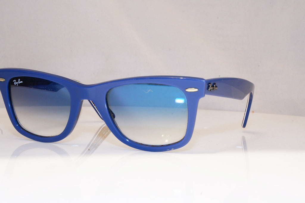 RAY-BAN Mens Designer Sunglasses Blue Wayfarer RB 2140 1092/3F 18471