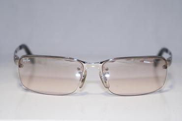 RAY-BAN Vintage Mens Designer Sunglasses Silver Rectangle RB 3217 003/8Z 15526