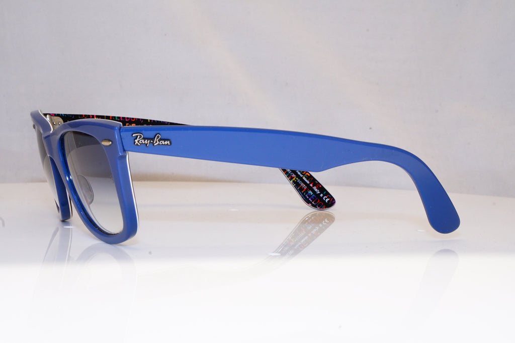 RAY-BAN Mens Designer Sunglasses Blue Wayfarer RB 2140 1092/3F 18471
