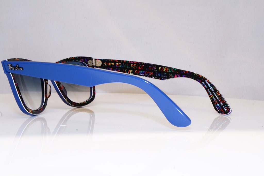 RAY-BAN Mens Designer Sunglasses Blue Wayfarer RB 2140 1092/3F 18471