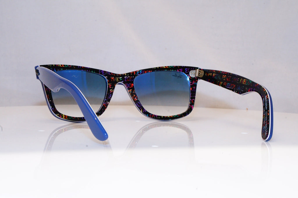 RAY-BAN Mens Designer Sunglasses Blue Wayfarer RB 2140 1092/3F 18471