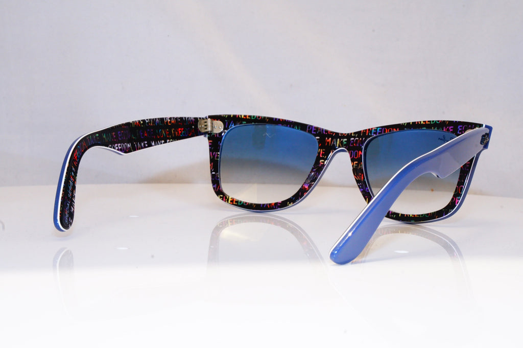 RAY-BAN Mens Designer Sunglasses Blue Wayfarer RB 2140 1092/3F 18471