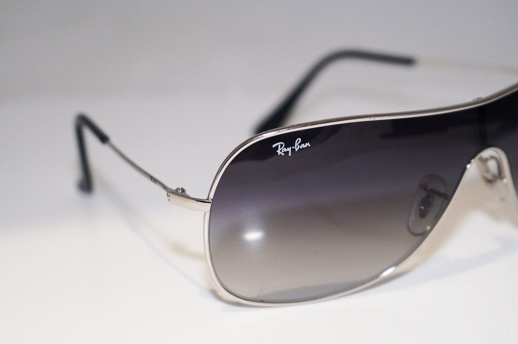 RAY-BAN Mens Designer Sunglasses Silver Shield RB 3211 003/8G 14734