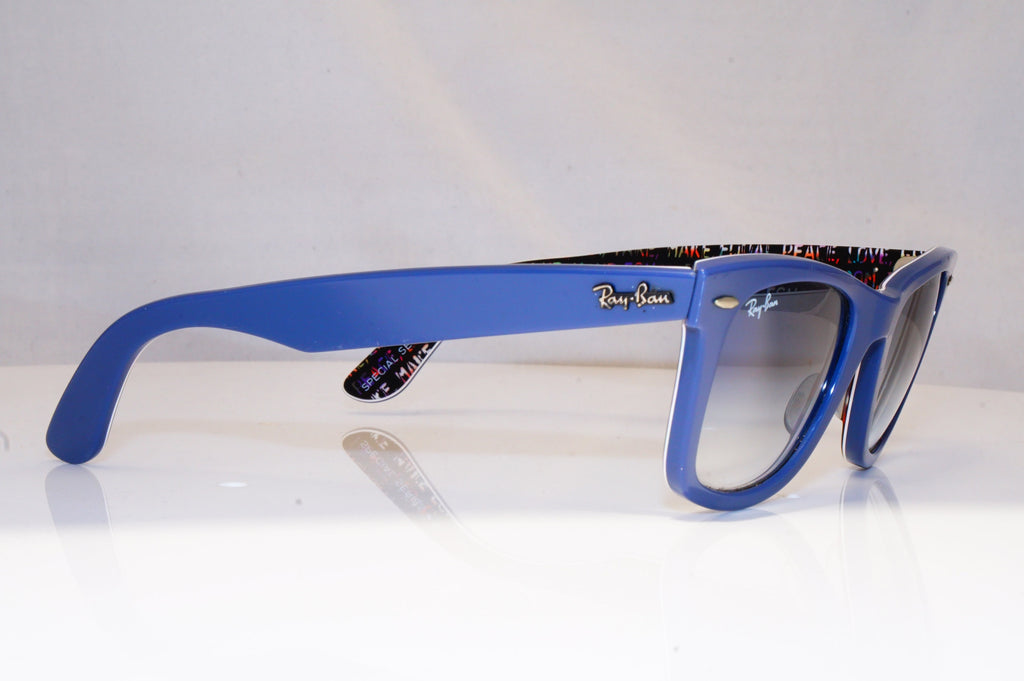 RAY-BAN Mens Designer Sunglasses Blue Wayfarer RB 2140 1092/3F 18471