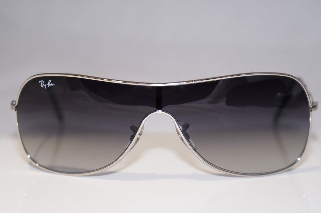 RAY-BAN Mens Designer Sunglasses Silver Shield RB 3211 003/8G 14734