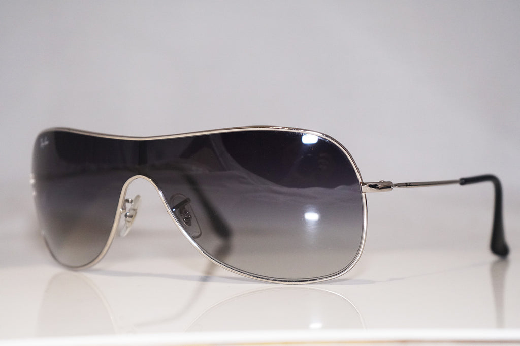 RAY-BAN Mens Designer Sunglasses Silver Shield RB 3211 003/8G 14734