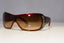 VERSACE Womens Diamante Designer Sunglasses Brown Wrap 4098-B 520/13 16709