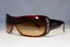 VERSACE Womens Diamante Designer Sunglasses Brown Wrap 4098-B 520/13 16709
