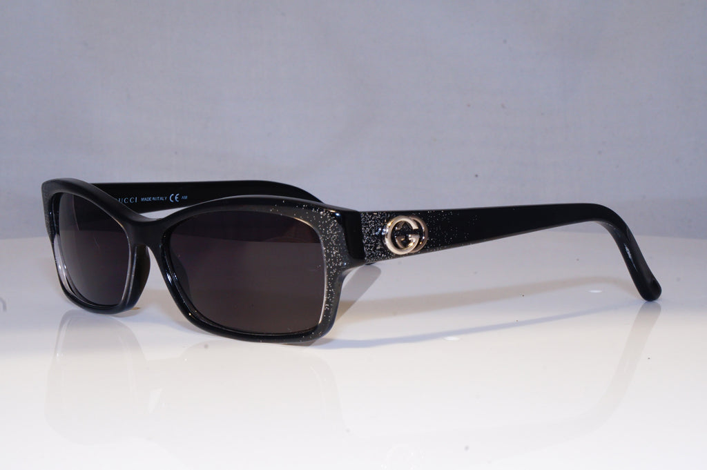 GUCCI Womens Designer Sunglasses Black Rectangle GLITTER GG 3203 YHO 10656