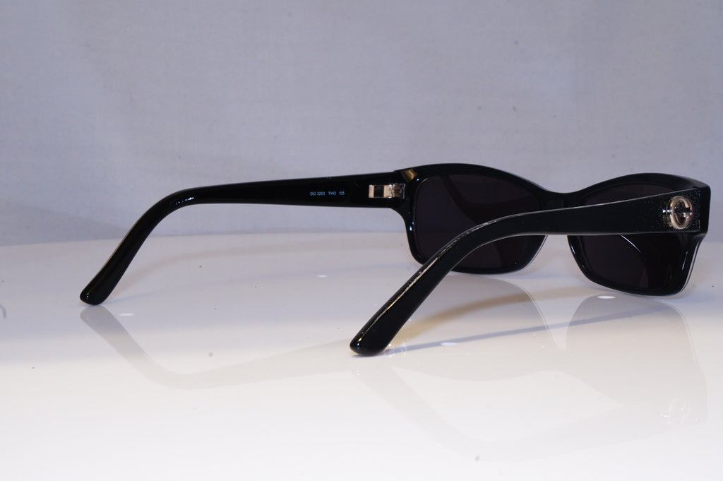 GUCCI Womens Designer Sunglasses Black Rectangle GLITTER GG 3203 YHO 10656