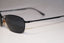 GUCCI 1990 Vintage Mens Designer Sunglasses Black Rectangle GG 1618 8ZB 14726