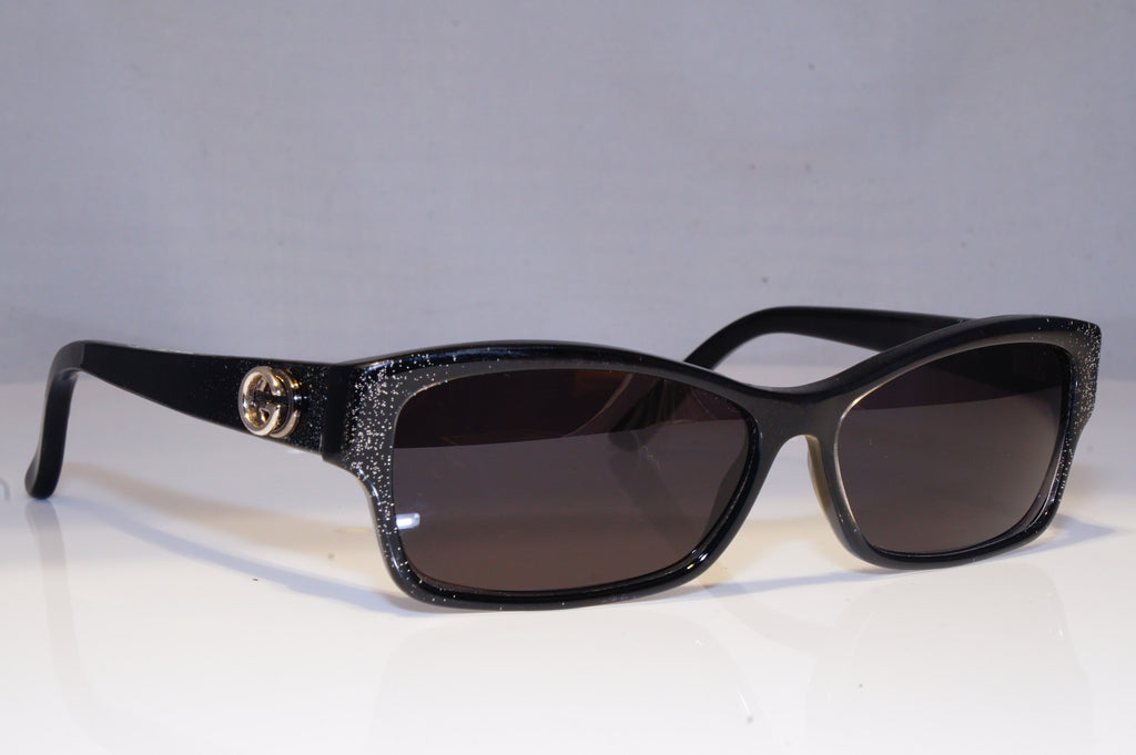 GUCCI Womens Designer Sunglasses Black Rectangle GLITTER GG 3203 YHO 10656