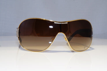 DOLCE & GABBANA Womens Diamante Designer Sunglasses Shield D&G 6022 176/13 18246