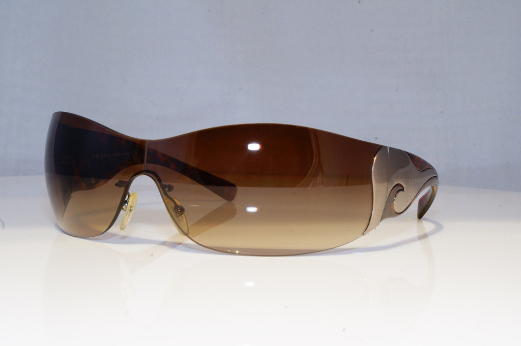 PRADA Womens Designer Sunglasses Brown Shield SPR 58F 2BU-6S1 18399