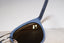 PRADA Mens Designer Mirror Sunglasses Blue Clubmaster SPS 04S VHG-5M2 15170