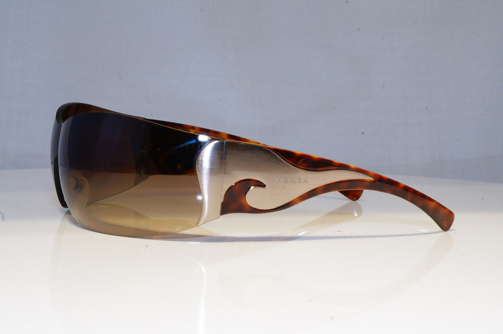 PRADA Womens Designer Sunglasses Brown Shield SPR 58F 2BU-6S1 18399
