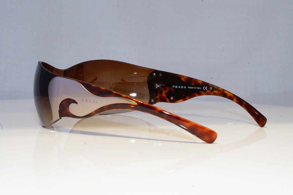 PRADA Womens Designer Sunglasses Brown Shield SPR 58F 2BU-6S1 18399
