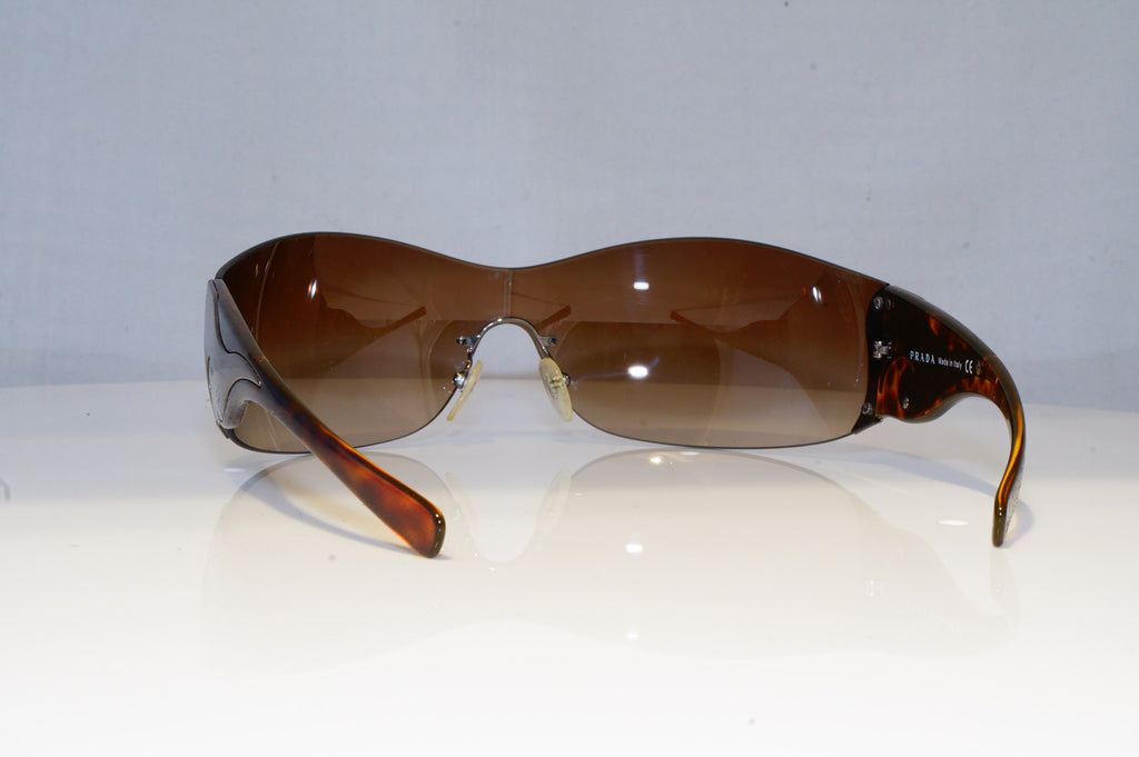 PRADA Womens Designer Sunglasses Brown Shield SPR 58F 2BU-6S1 18399