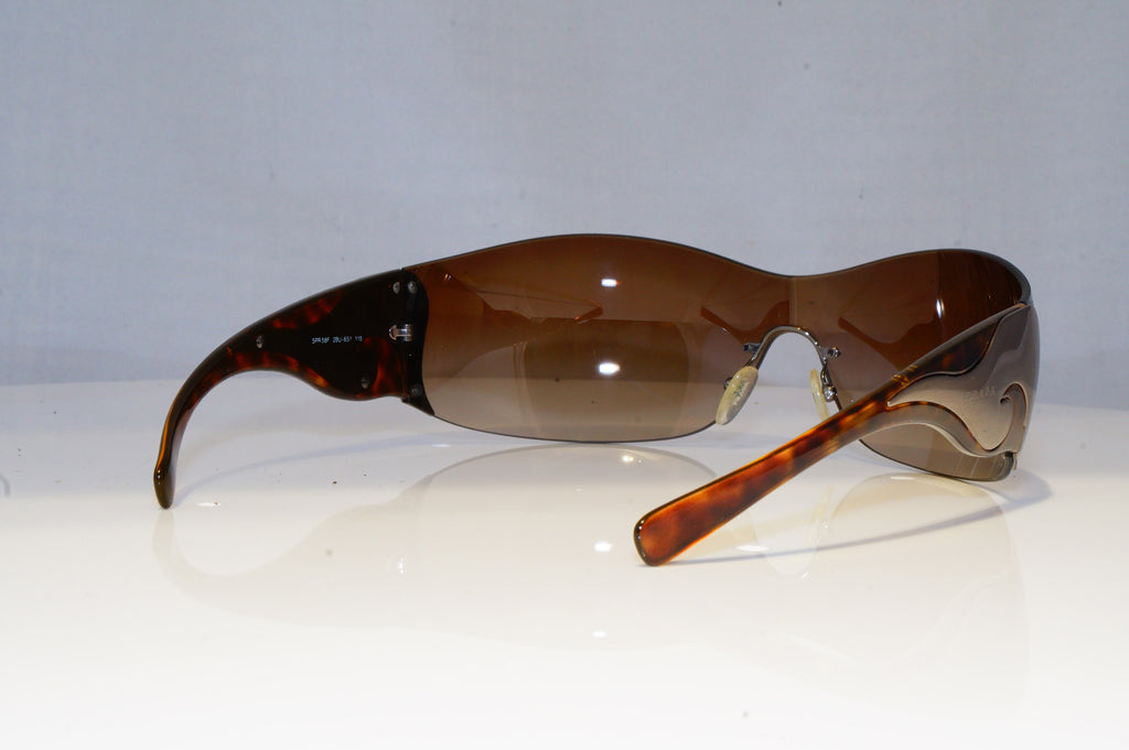PRADA Womens Designer Sunglasses Brown Shield SPR 58F 2BU-6S1 18399