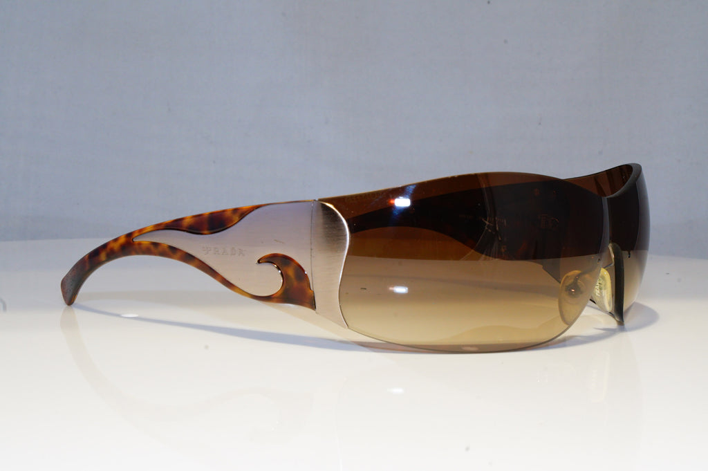 PRADA Womens Designer Sunglasses Brown Shield SPR 58F 2BU-6S1 18399