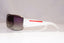 PRADA Mens Designer Sunglasses White Shield SPS 52E 4AO-5D1 18443