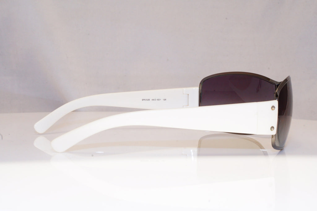 PRADA Mens Designer Sunglasses White Shield SPS 52E 4AO-5D1 18443