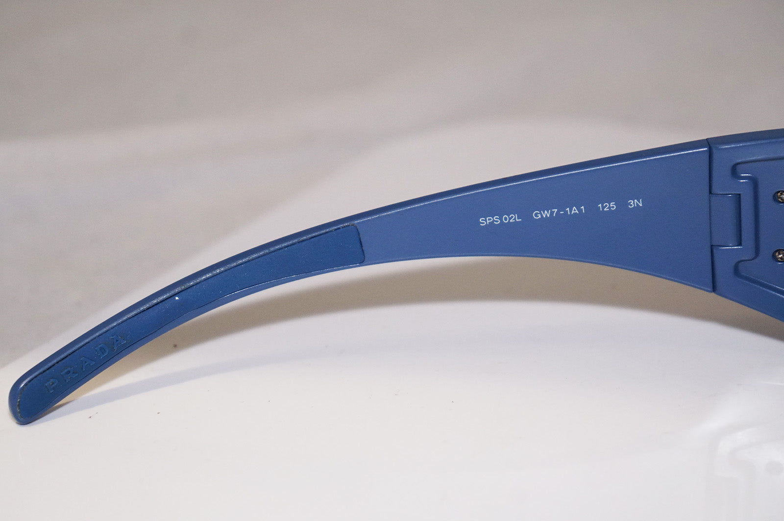 PRADA Mens Designer Sunglasses Blue Shield SPS 02L GW7 1A1 14711 SunglassBlog