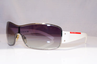 PRADA Mens Designer Sunglasses White Shield SPS 52E 4AO-5D1 18443