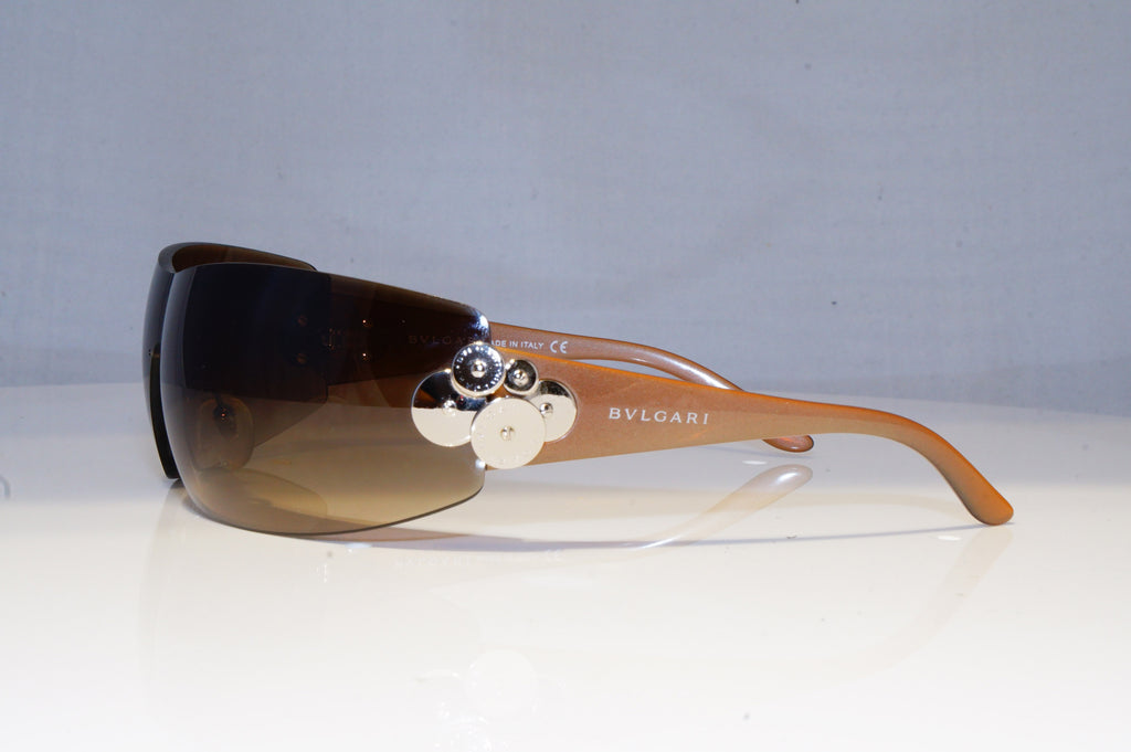 BVLGARI Mens Womens Unisex Designer Sunglasses Brown Shield 6008 102/13 18355