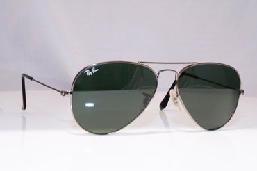 RAY-BAN Mens Boxed Designer Sunglasses Silver Aviator RB 3025 W3236 18451