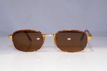 RAY-BAN Mens Vintage 1990 Designer Sunglasses Gold Rectangle W2190 BRN 15714