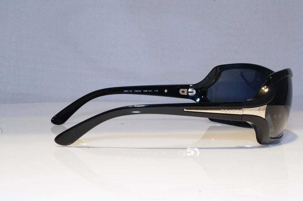 PRADA Womens Designer Sunglasses Black Wrap SPR 11G 1AB-1A1 18313