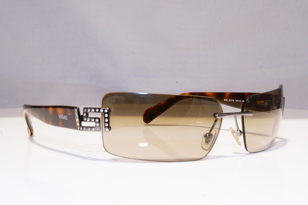 DOLCE & GABANNA Mens Vintage Designer Sunglasses Silver Shield D&G 2104 18507