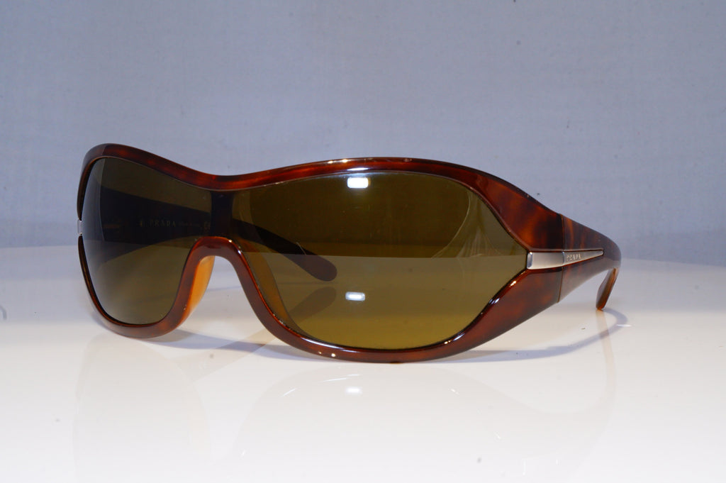 PRADA Womens Designer Sunglasses Brown Wrap SPR 12G 2AU-2P1 18336