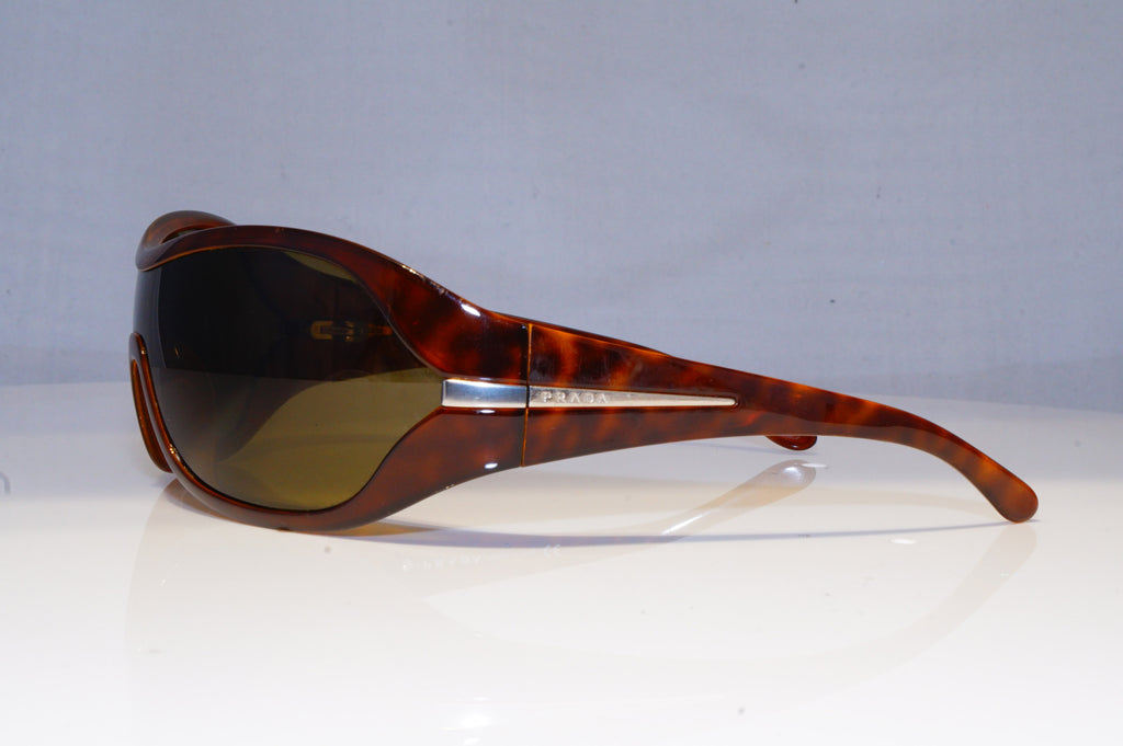 PRADA Womens Designer Sunglasses Brown Wrap SPR 12G 2AU-2P1 18336