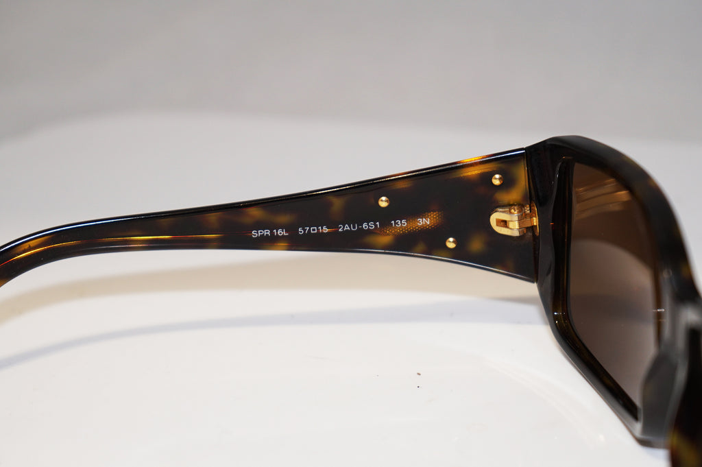 PRADA Womens Designer Sunglasses Brown Rectangle SPR 16L 2AU-6S1 15284