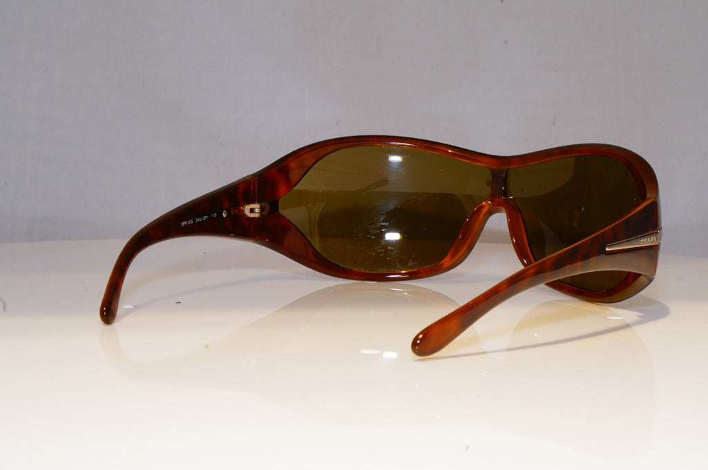 PRADA Womens Designer Sunglasses Brown Wrap SPR 12G 2AU-2P1 18336
