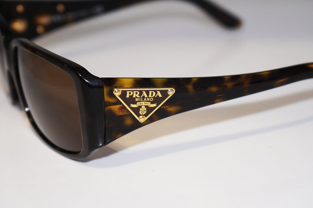 PRADA Womens Designer Sunglasses Brown Rectangle SPR 16L 2AU-6S1 15284