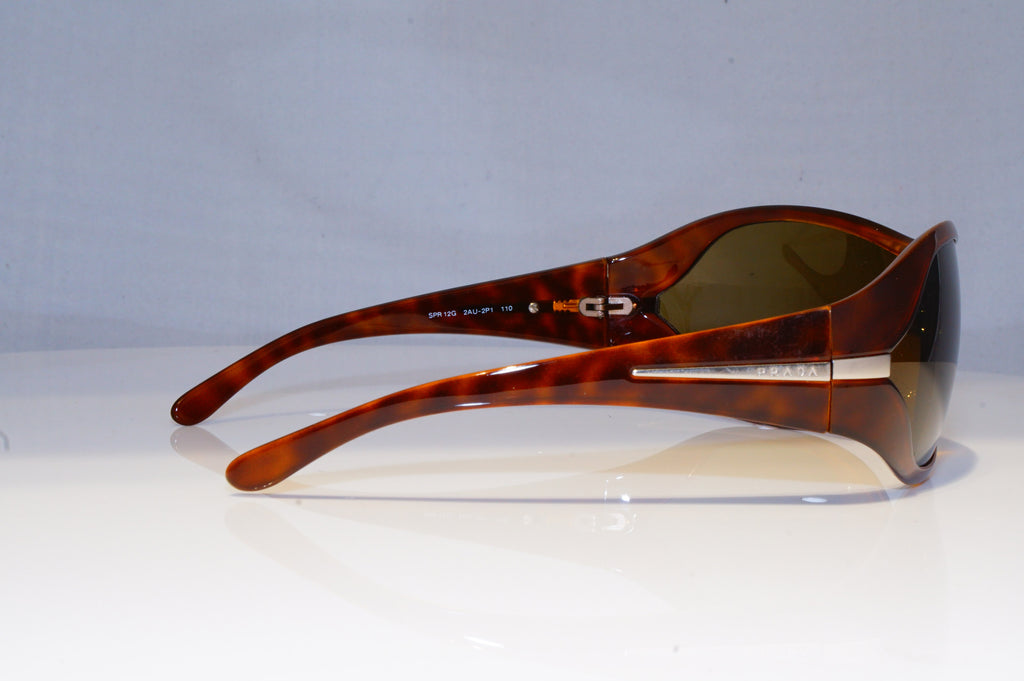 PRADA Womens Designer Sunglasses Brown Wrap SPR 12G 2AU-2P1 18336