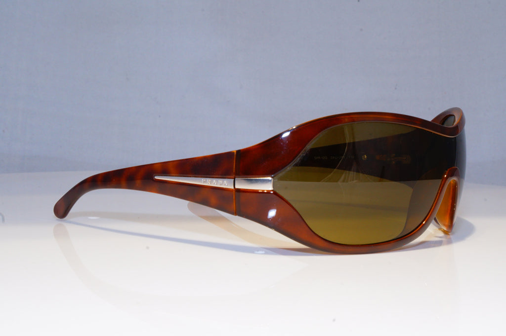 PRADA Womens Designer Sunglasses Brown Wrap SPR 12G 2AU-2P1 18336