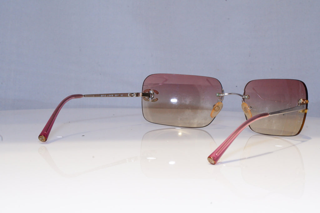 CHANEL Womens Diamante Designer Sunglasses Silver Rectangle 4017-D 124/58 18323