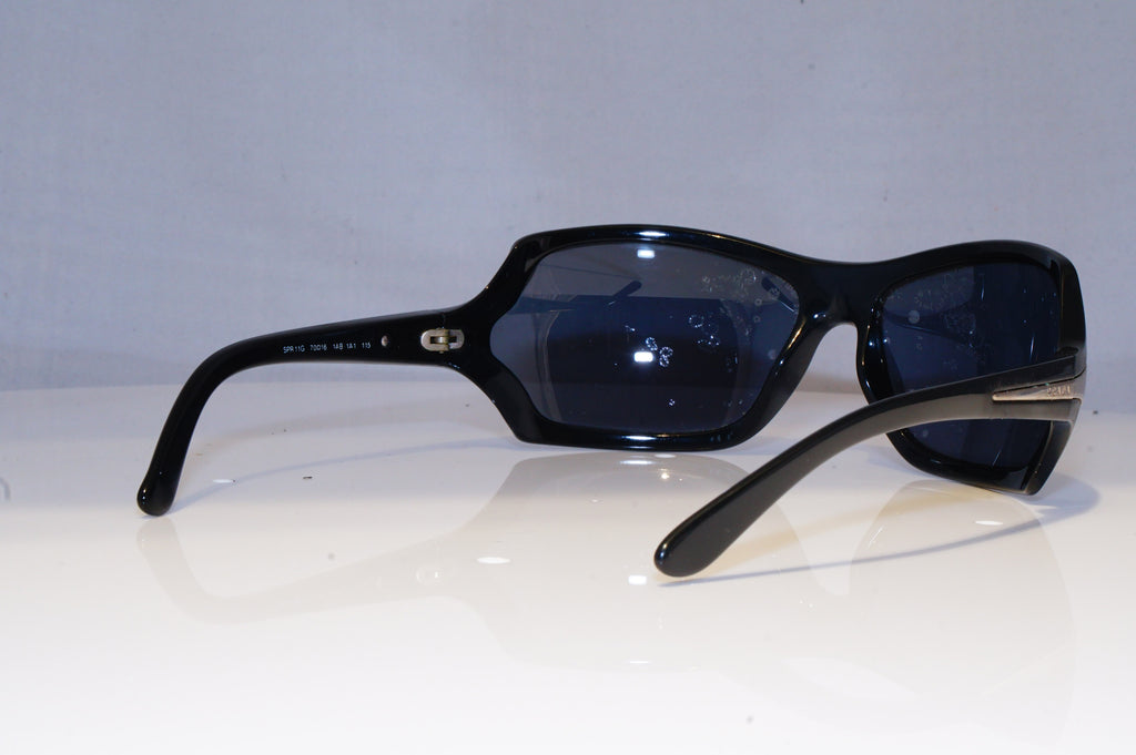 PRADA Womens Designer Sunglasses Black Wrap SPR 11G 1AB-1A1 18400