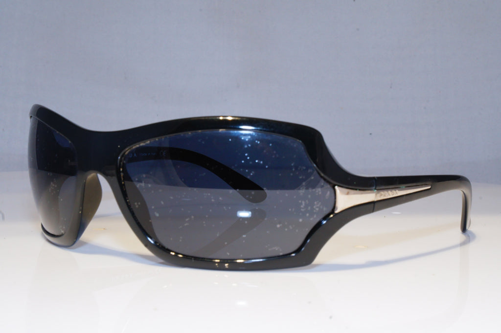 PRADA Womens Designer Sunglasses Black Wrap SPR 11G 1AB-1A1 18400