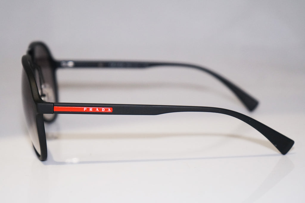 PRADA Mens Designer Sunglasses Black Aviator SPS 05R DG0-0A7 14682