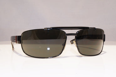 GUCCI Mens Vintage 1990 Designer Sunglasses Black Wrap GG 844/S GTSR7 18488
