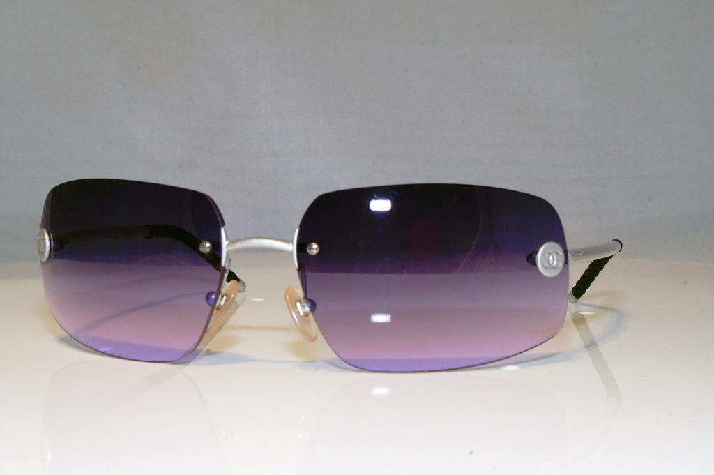 CHANEL Womens Unisex Designer Sunglasses Silver Wrap 4035 167/90 17477
